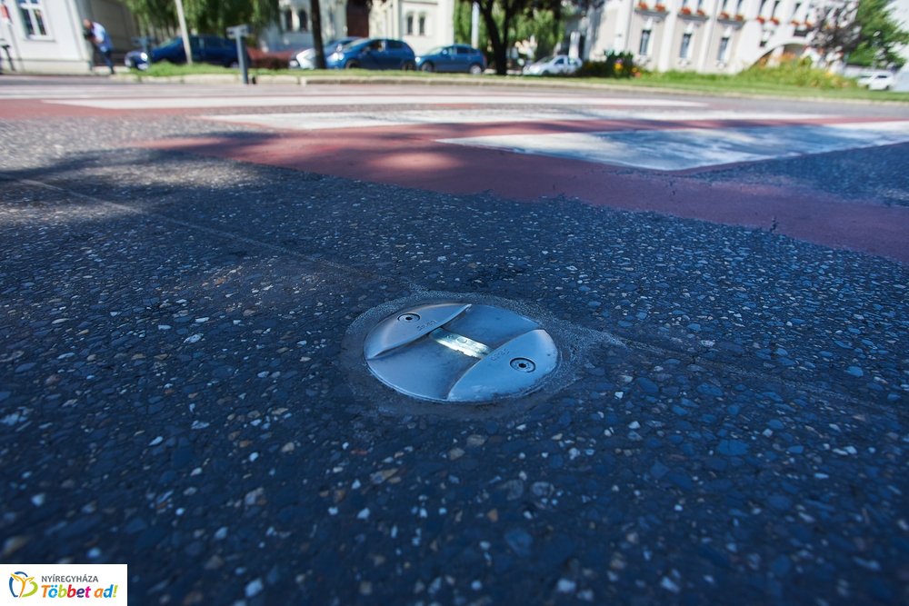 Okos-zebra a Kálvin téren