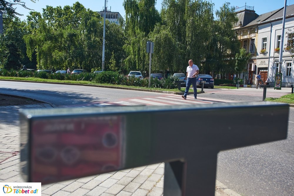 Okos-zebra a Kálvin téren