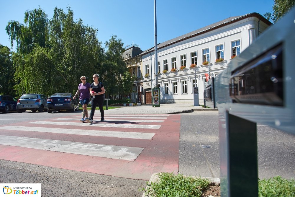 Okos-zebra a Kálvin téren