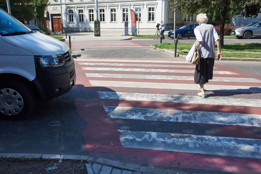 Okos-zebra a Kálvin téren