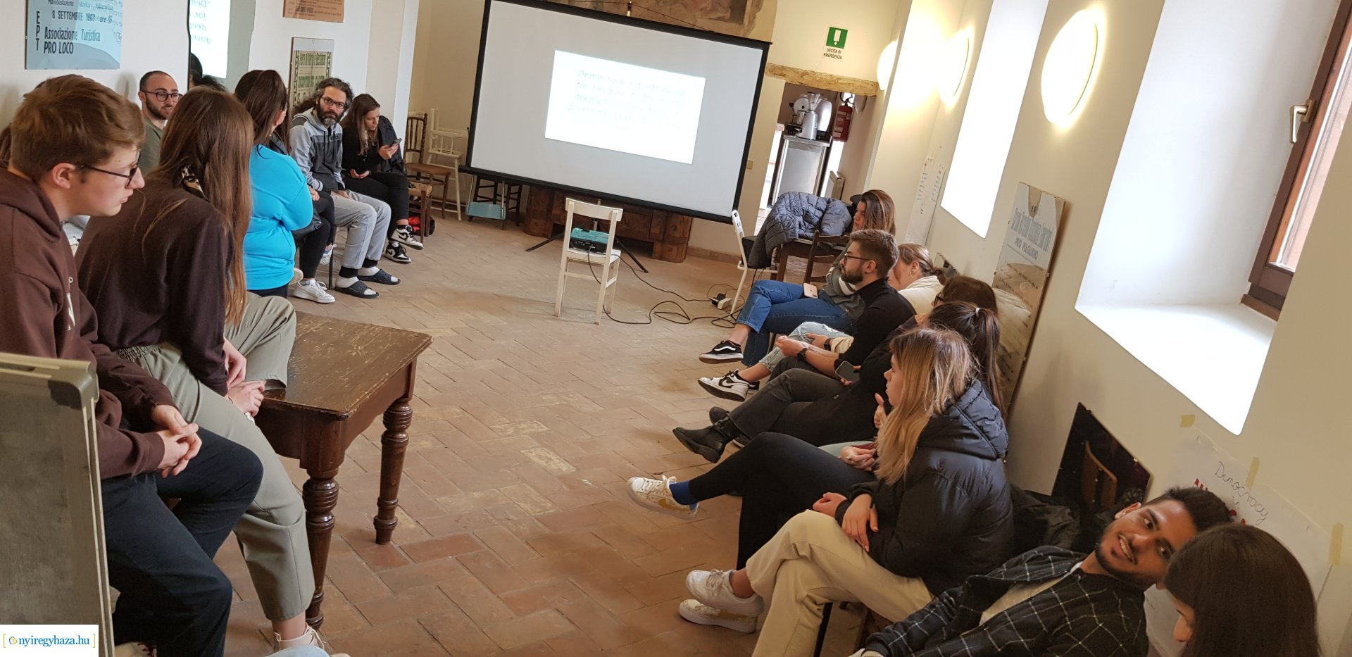 Olaszországban jártak