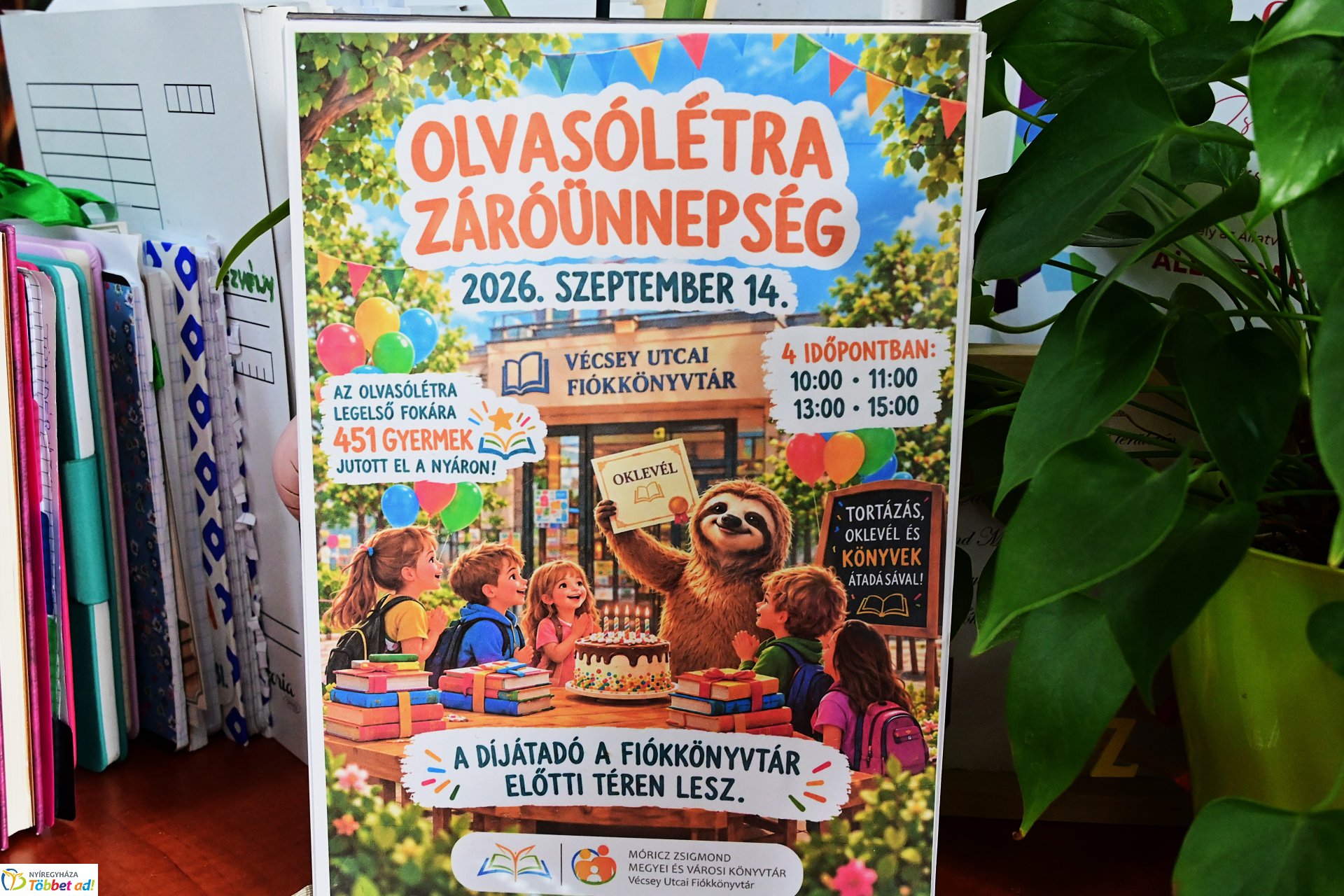 Olvasólétra záróünnepség