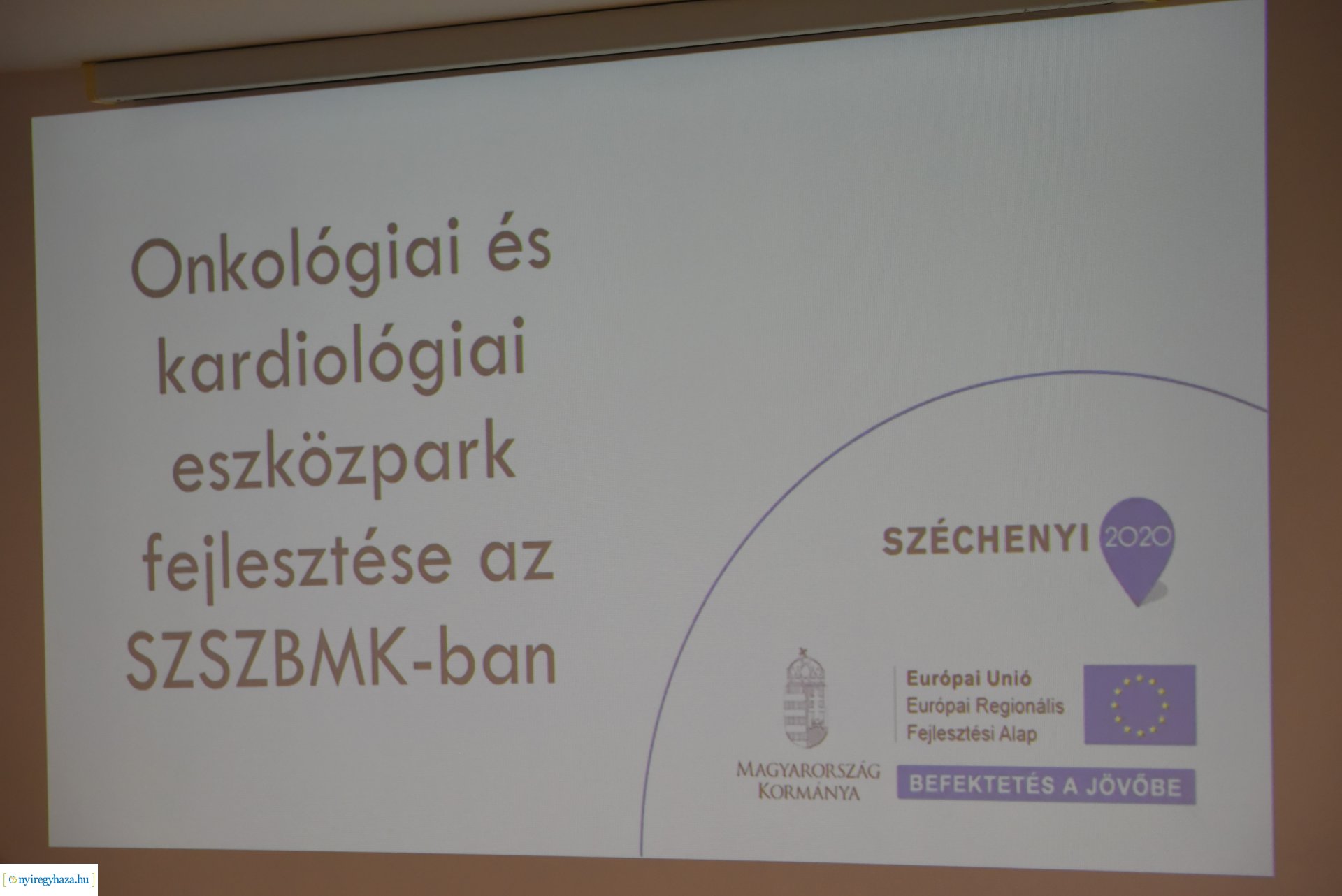 Onkológiai és kardiológiai eszközpark fejlesztése a SZSZBMK-ban - projektzáró rendezvény