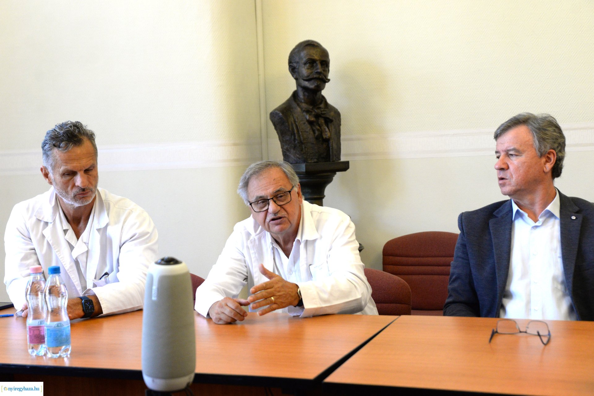 Onkológiai és kardiológiai eszközpark fejlesztés a kórházban - sajtótájékoztató