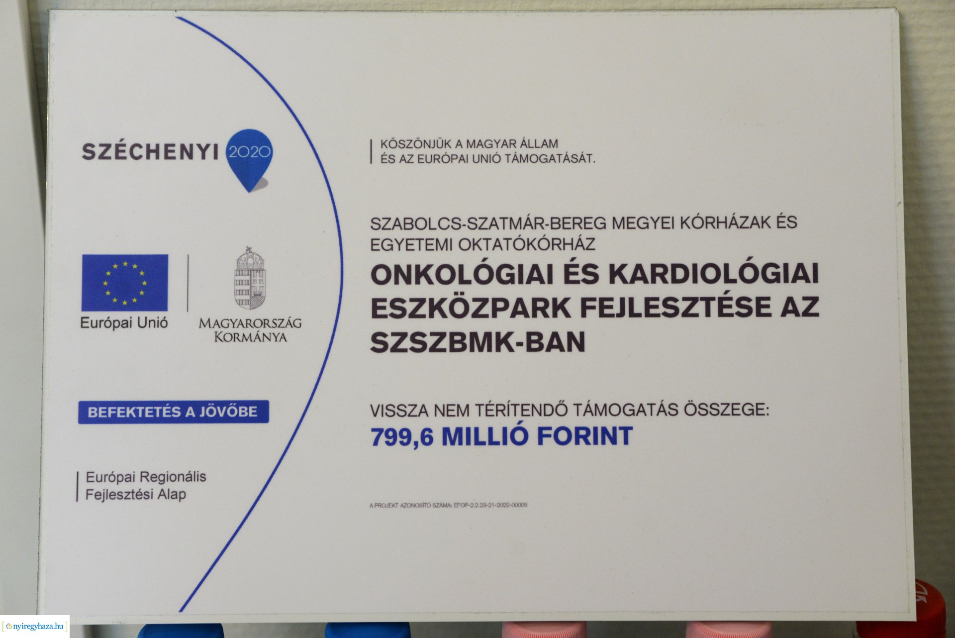 Onkológiai és kardiológiai eszközpark fejlesztés a kórházban - sajtótájékoztató