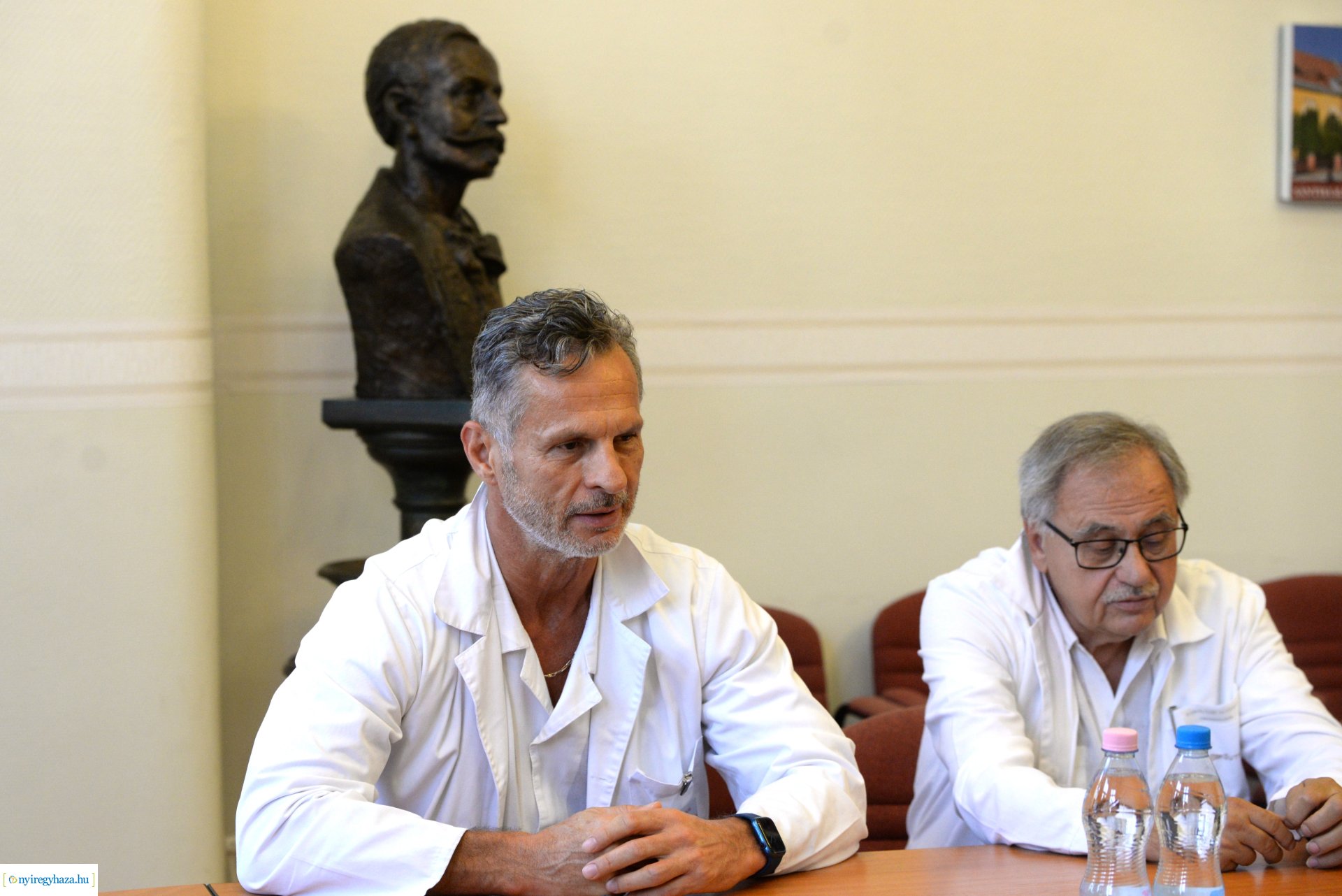 Onkológiai és kardiológiai eszközpark fejlesztés a kórházban - sajtótájékoztató