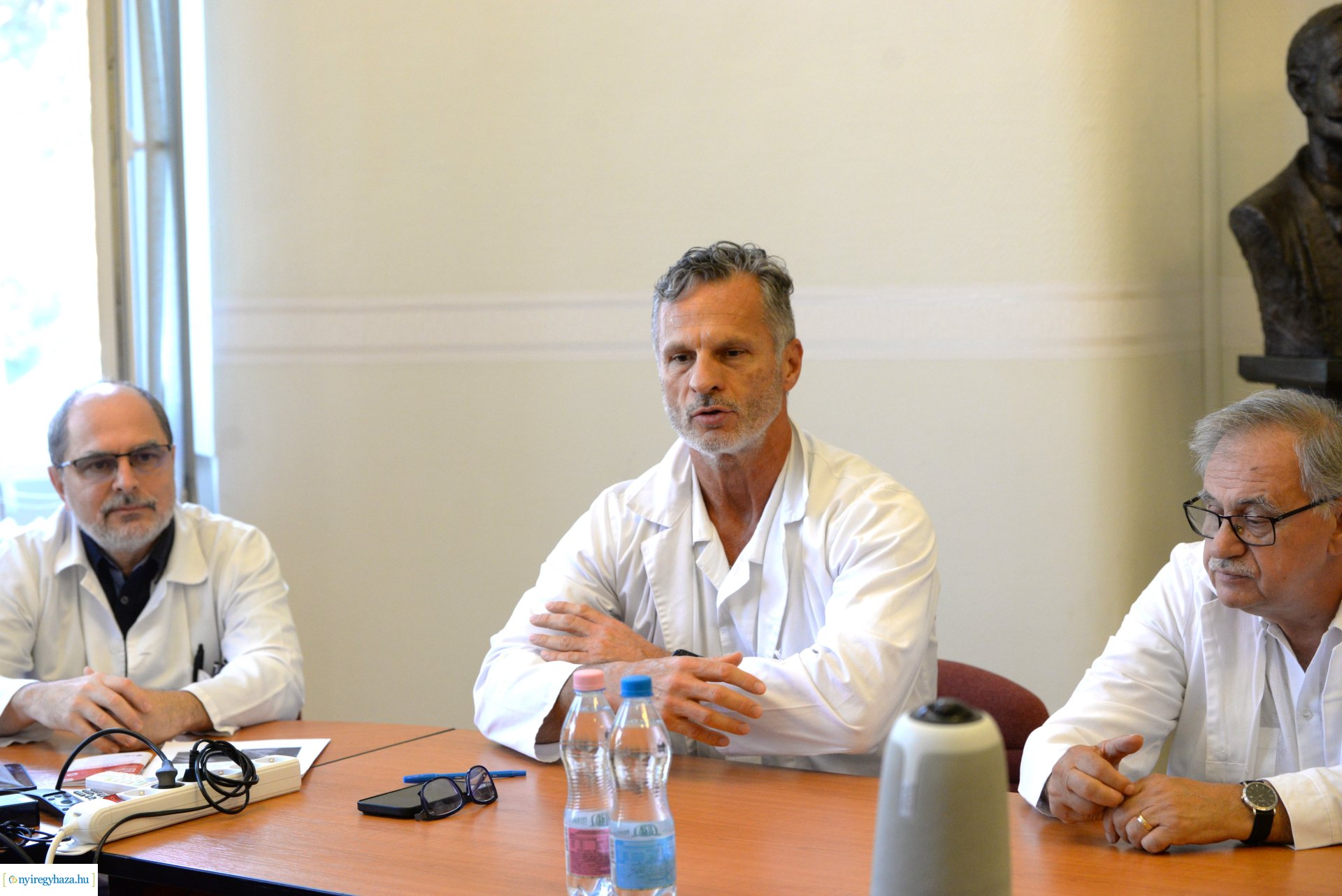 Onkológiai és kardiológiai eszközpark fejlesztés a kórházban - sajtótájékoztató