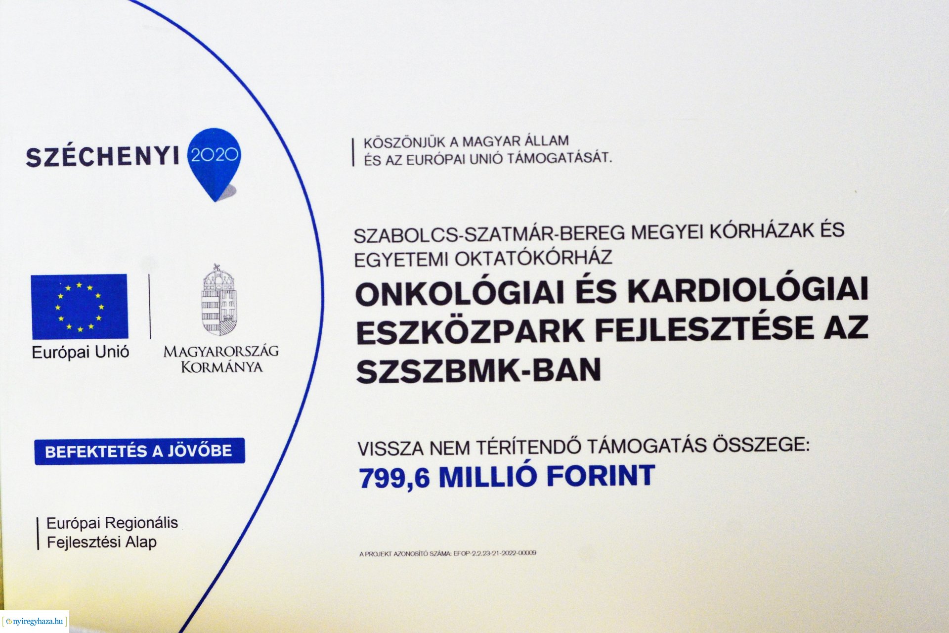 Onkológiai és kardiológiai eszközpark fejlesztése - sajtótájékoztató