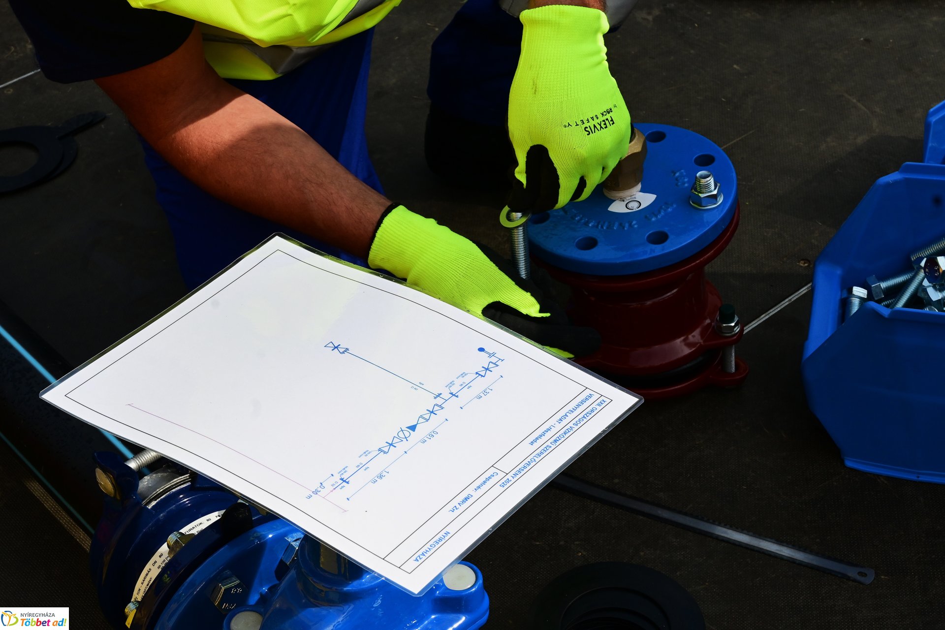 Országos Víziközmű Szerelőverseny Nyíregyházán - gyakorlati nap