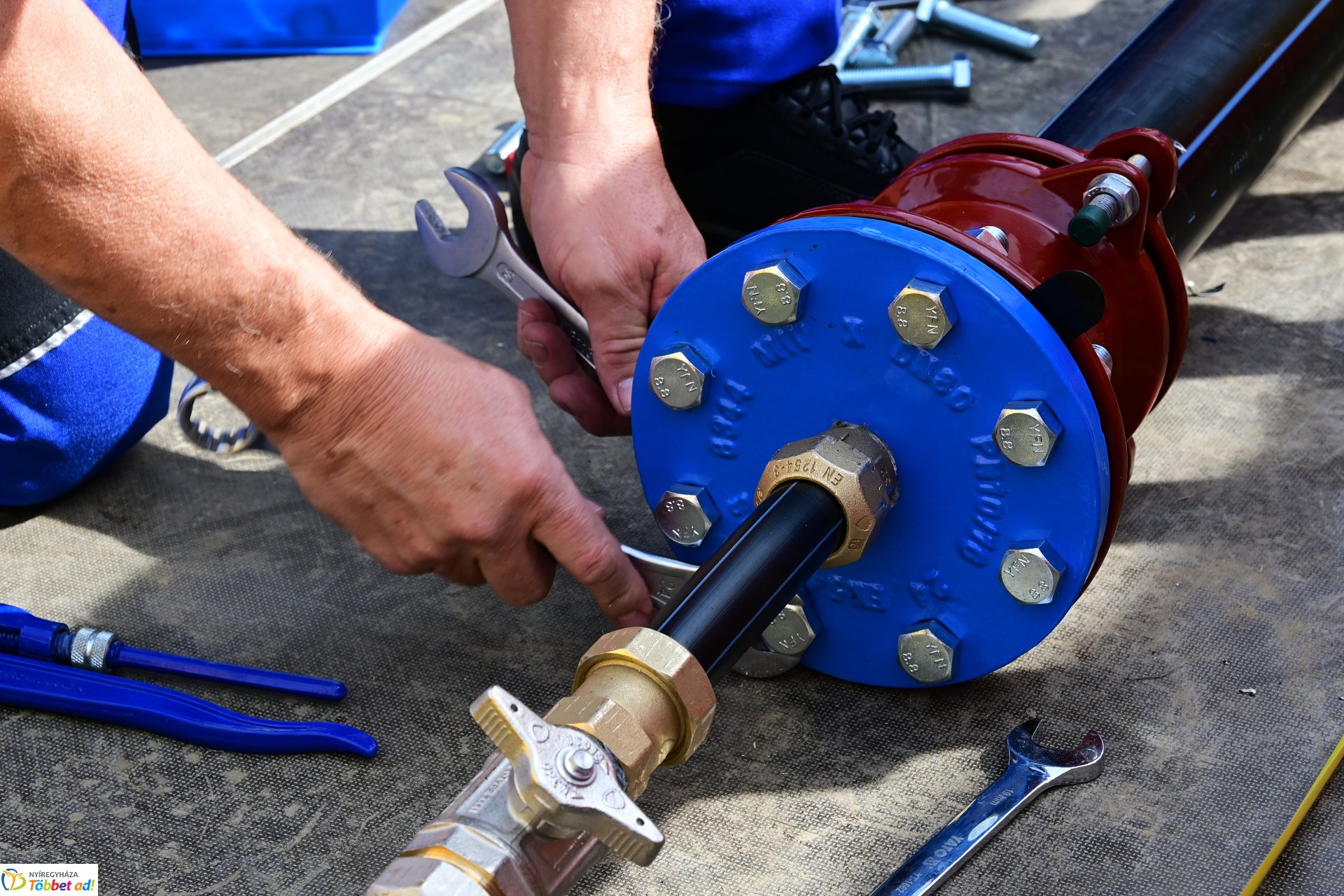 Országos Víziközmű Szerelőverseny Nyíregyházán - gyakorlati nap