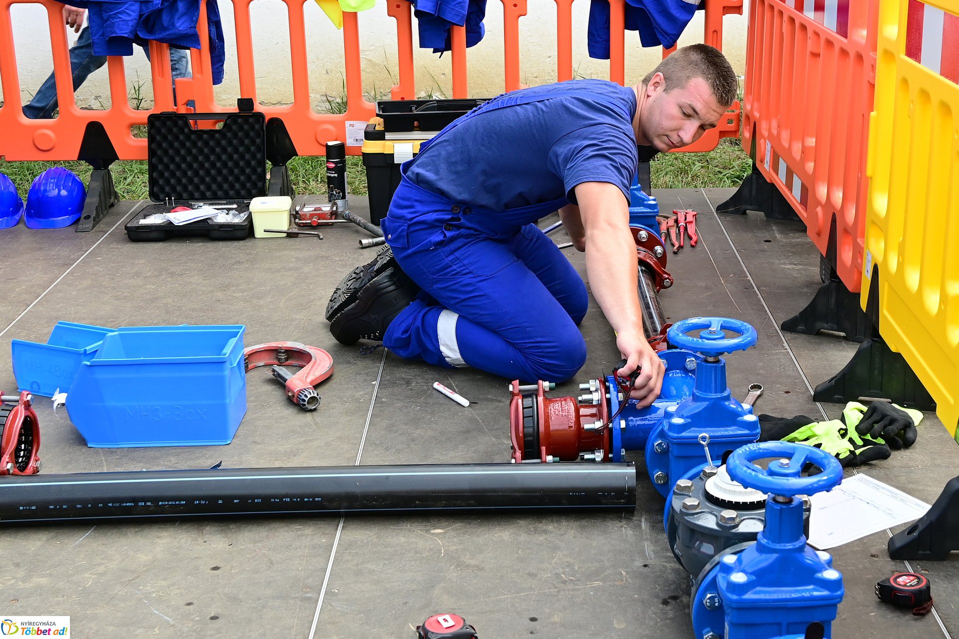 Országos Víziközmű Szerelőverseny Nyíregyházán - gyakorlati nap