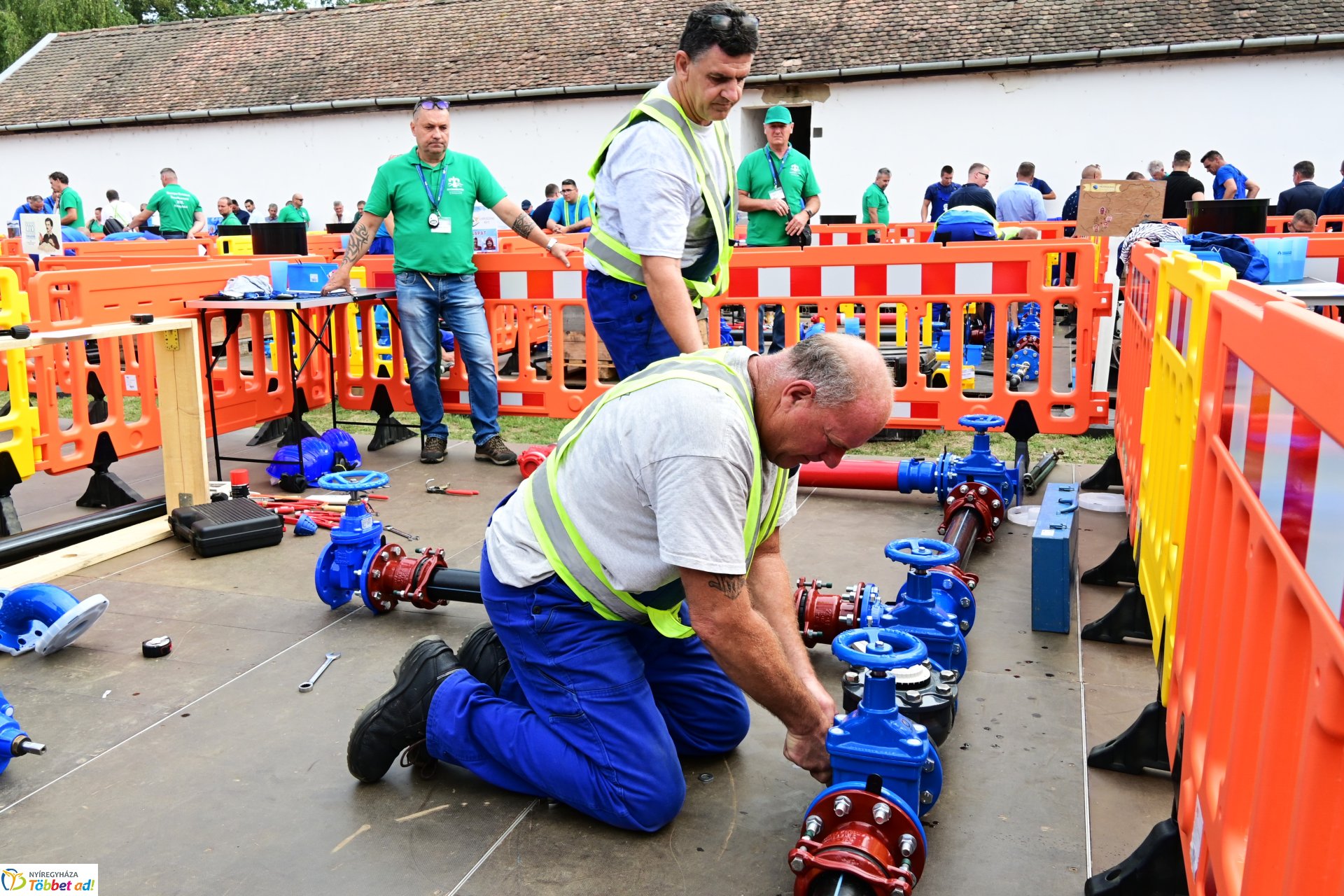 Országos Víziközmű Szerelőverseny Nyíregyházán - gyakorlati nap
