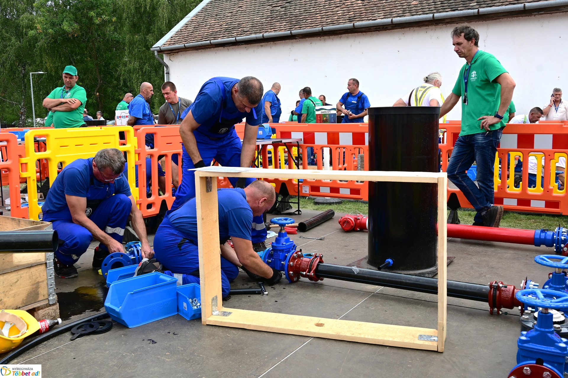 Országos Víziközmű Szerelőverseny Nyíregyházán - gyakorlati nap