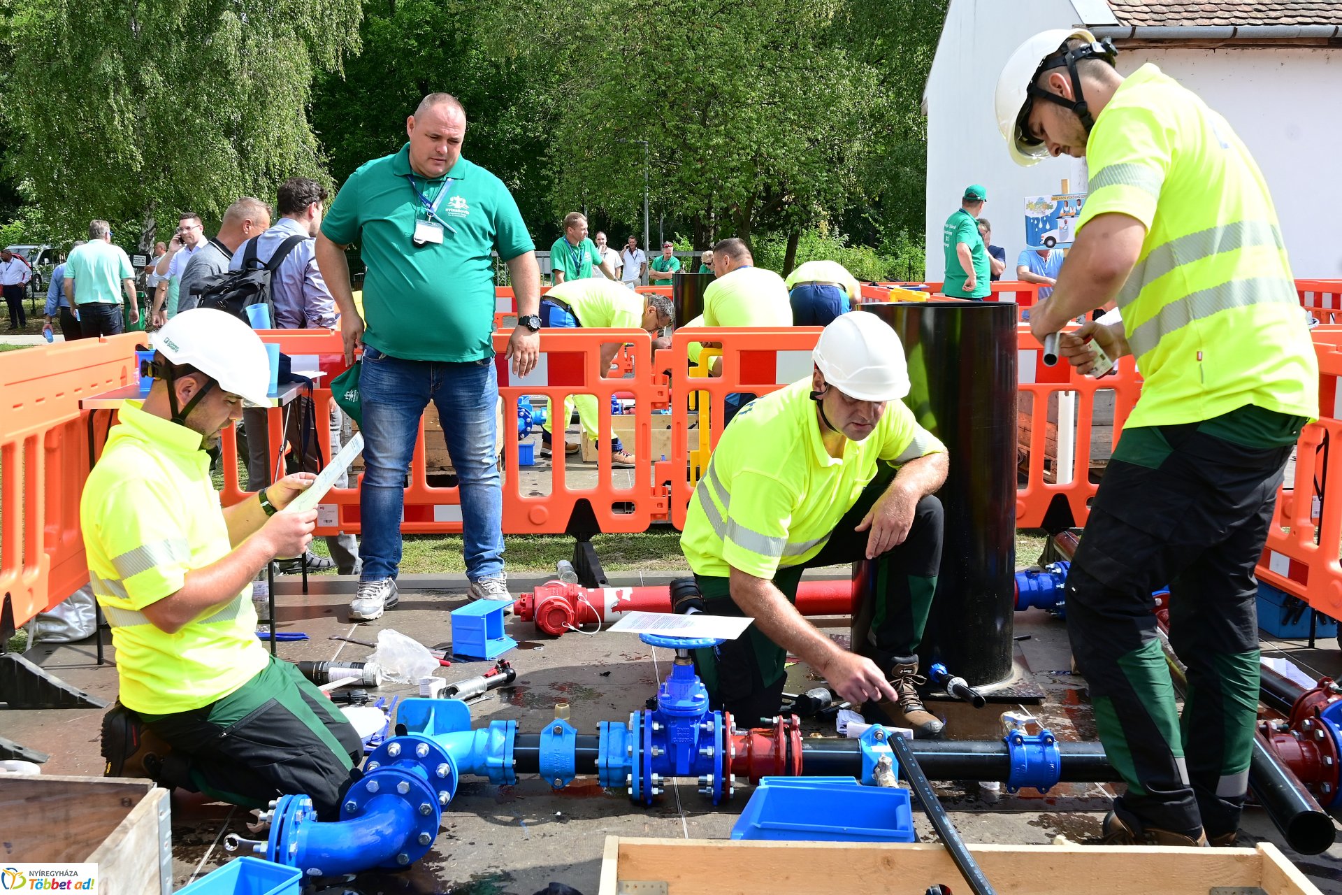 Országos Víziközmű Szerelőverseny Nyíregyházán - gyakorlati nap