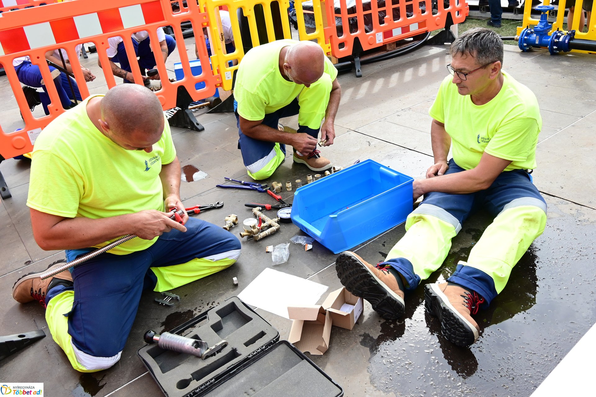 Országos Víziközmű Szerelőverseny Nyíregyházán - gyakorlati nap