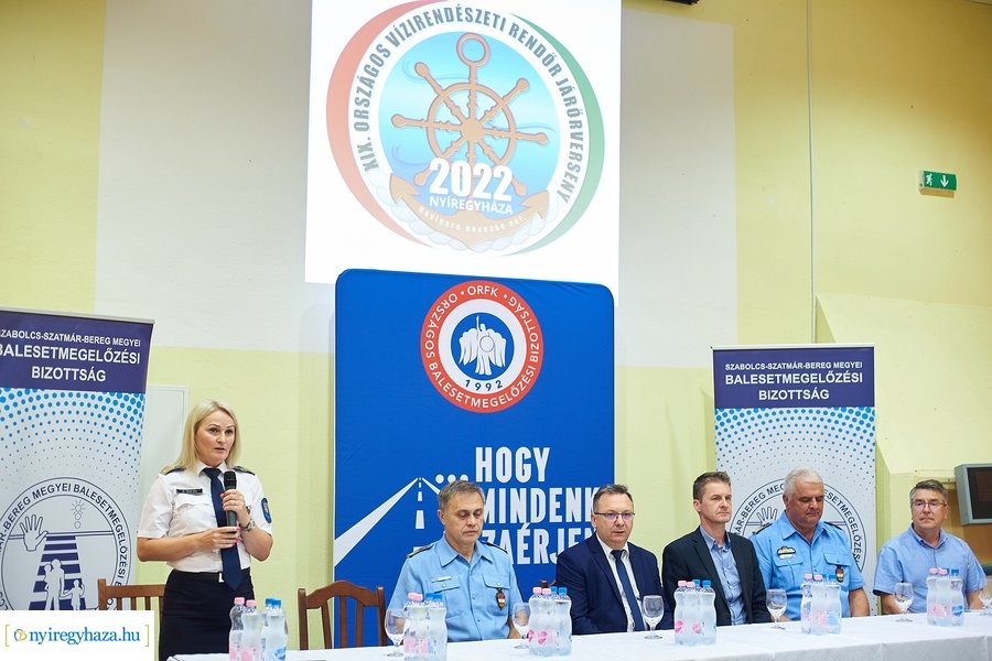 Országos Vízirendészeti Rendőr Járőrverseny megnyitó 20220907