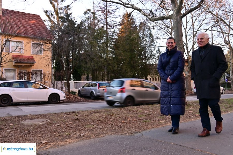 Ószőlő utca fejlesztése - sajtótájékoztató