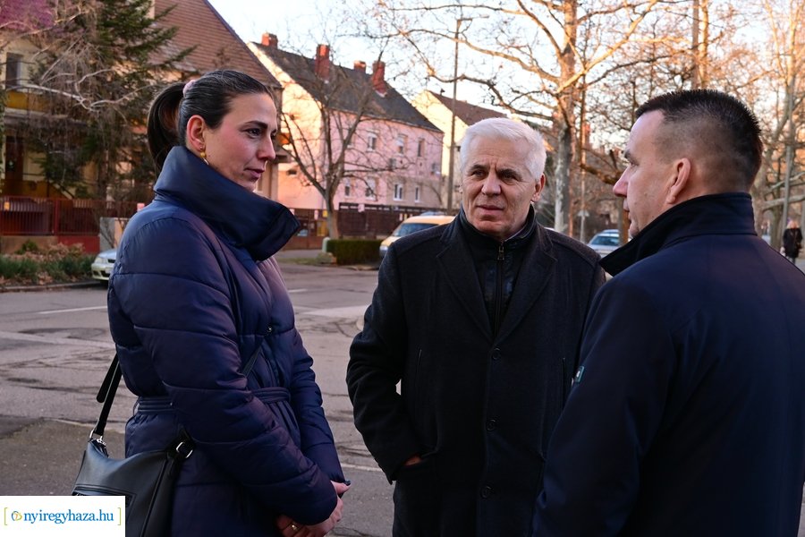 Ószőlő utca fejlesztése - sajtótájékoztató