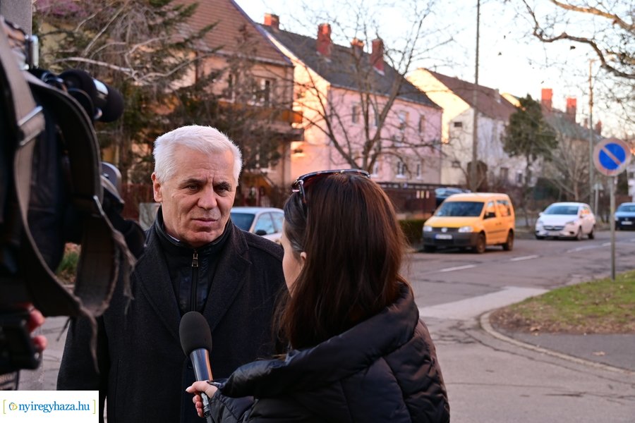 Ószőlő utca fejlesztése - sajtótájékoztató