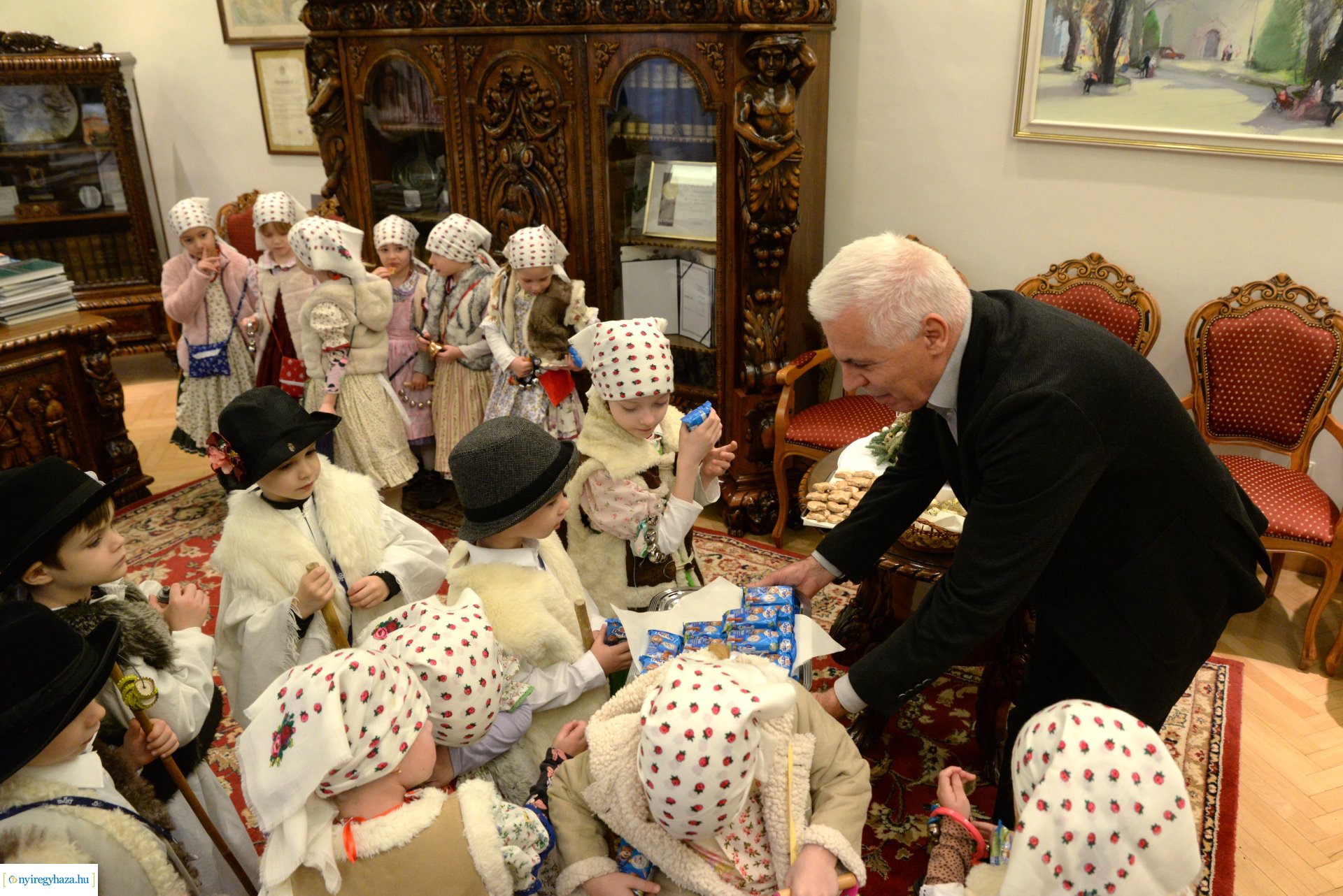 Óvodás vendégek jártak a Városházán