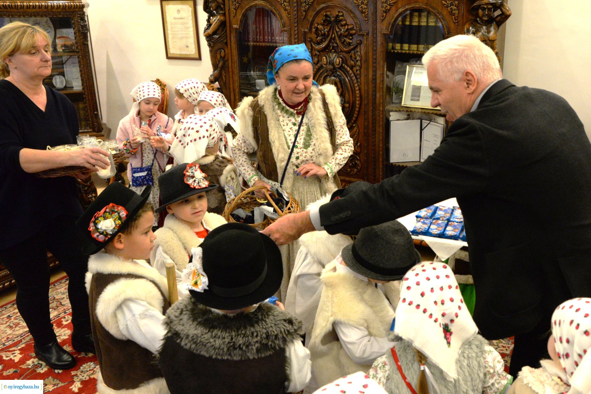 Óvodás vendégek jártak a Városházán