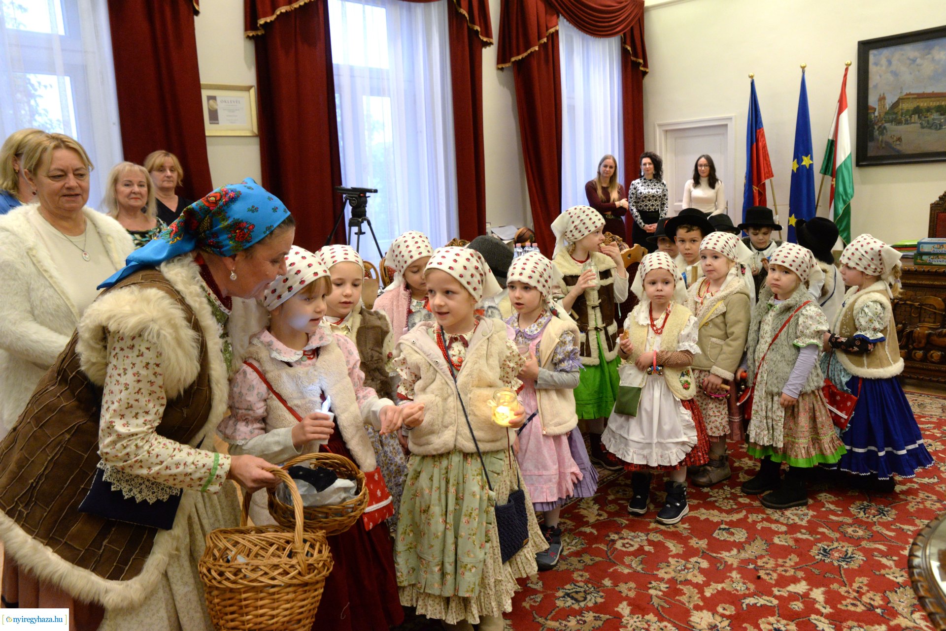 Óvodás vendégek jártak a Városházán