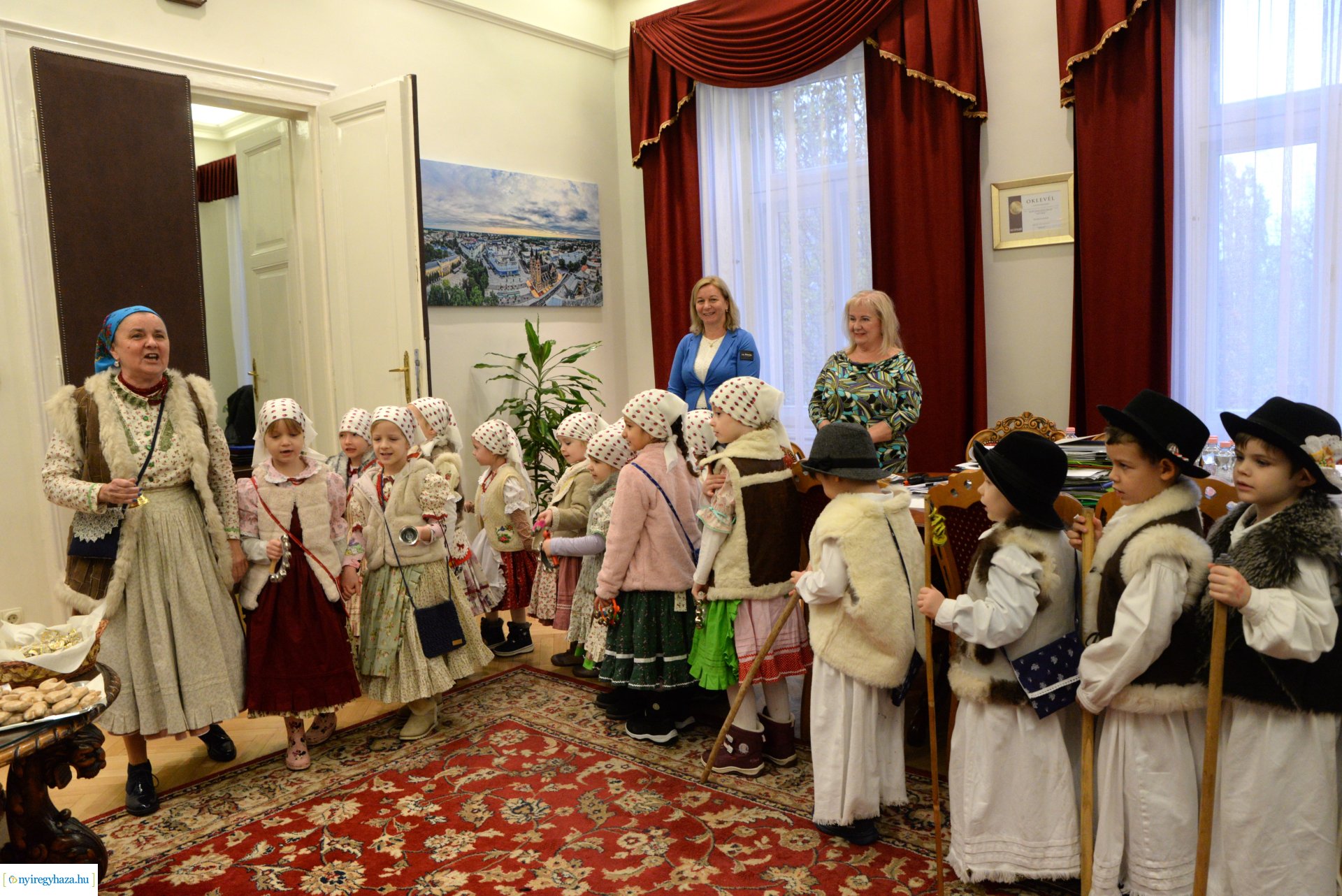 Óvodás vendégek jártak a Városházán