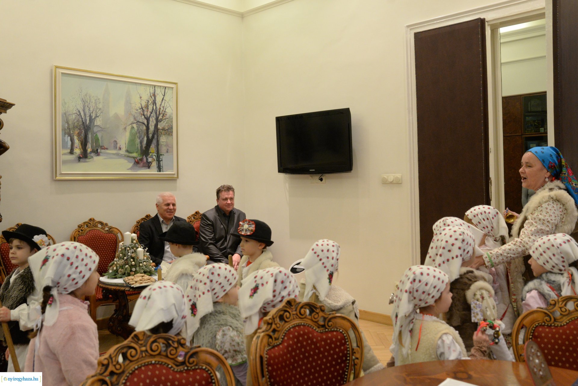 Óvodás vendégek jártak a Városházán