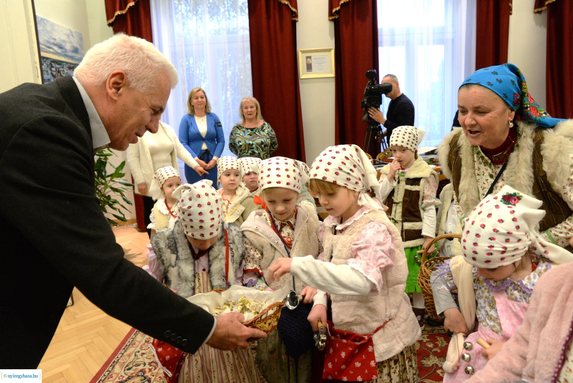 Óvodás vendégek jártak a Városházán