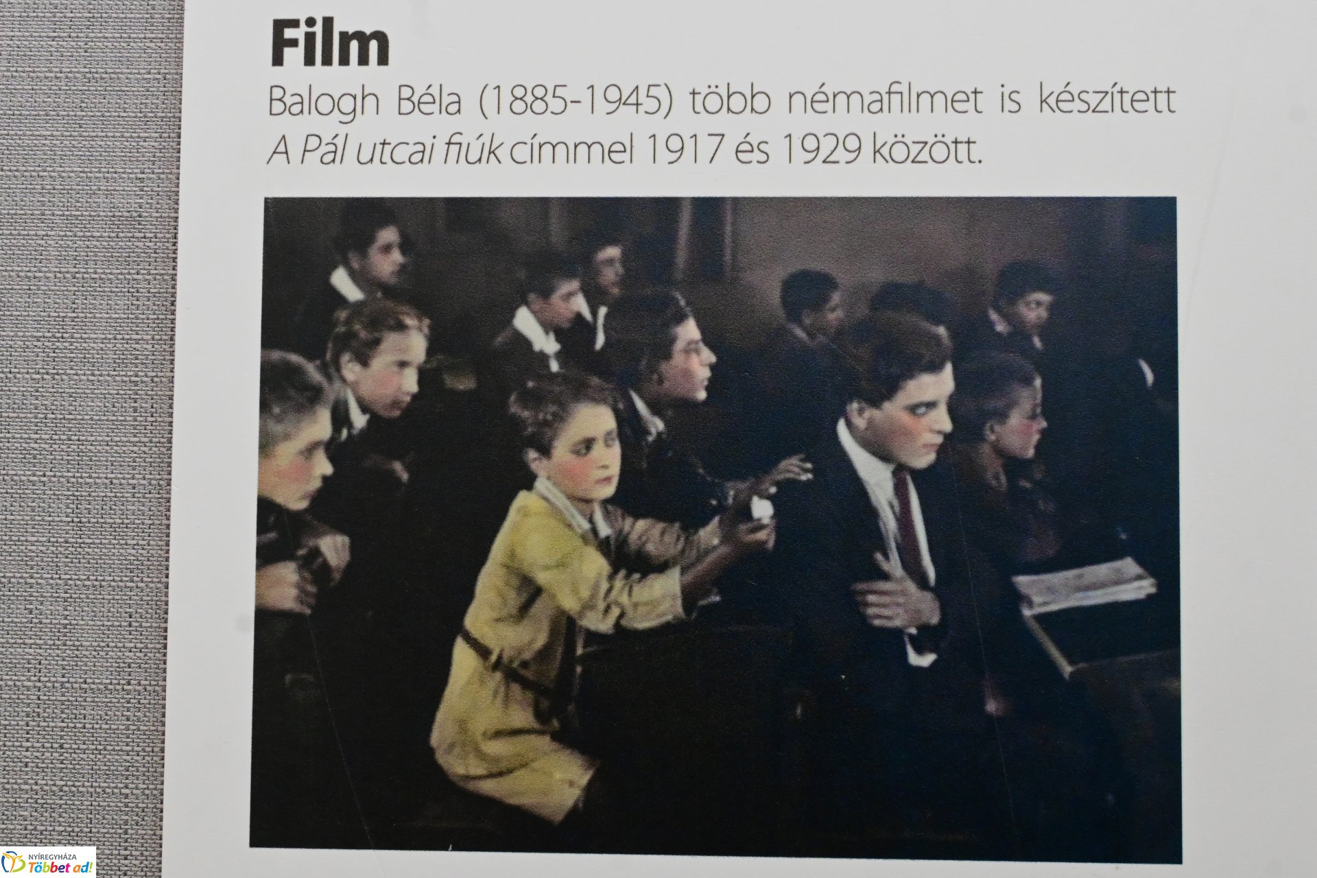 Pál utcai fiúk - vándorkiállítás érkezett  a könyvtárba