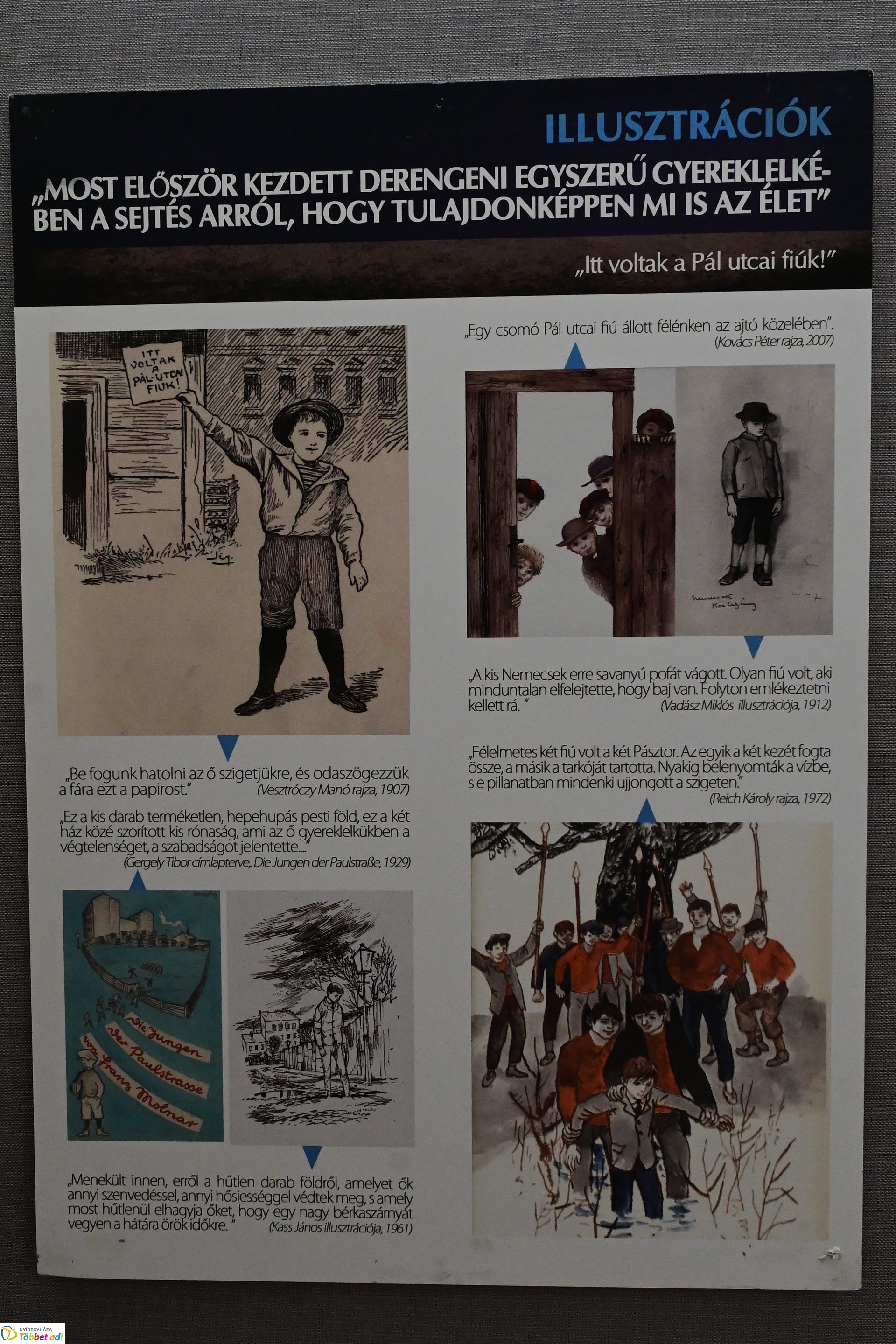 Pál utcai fiúk - vándorkiállítás érkezett  a könyvtárba