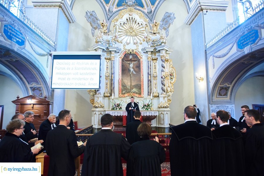 Parókus lelkésziktatás a Nyíregyházi Evangélikus Egyházközségben