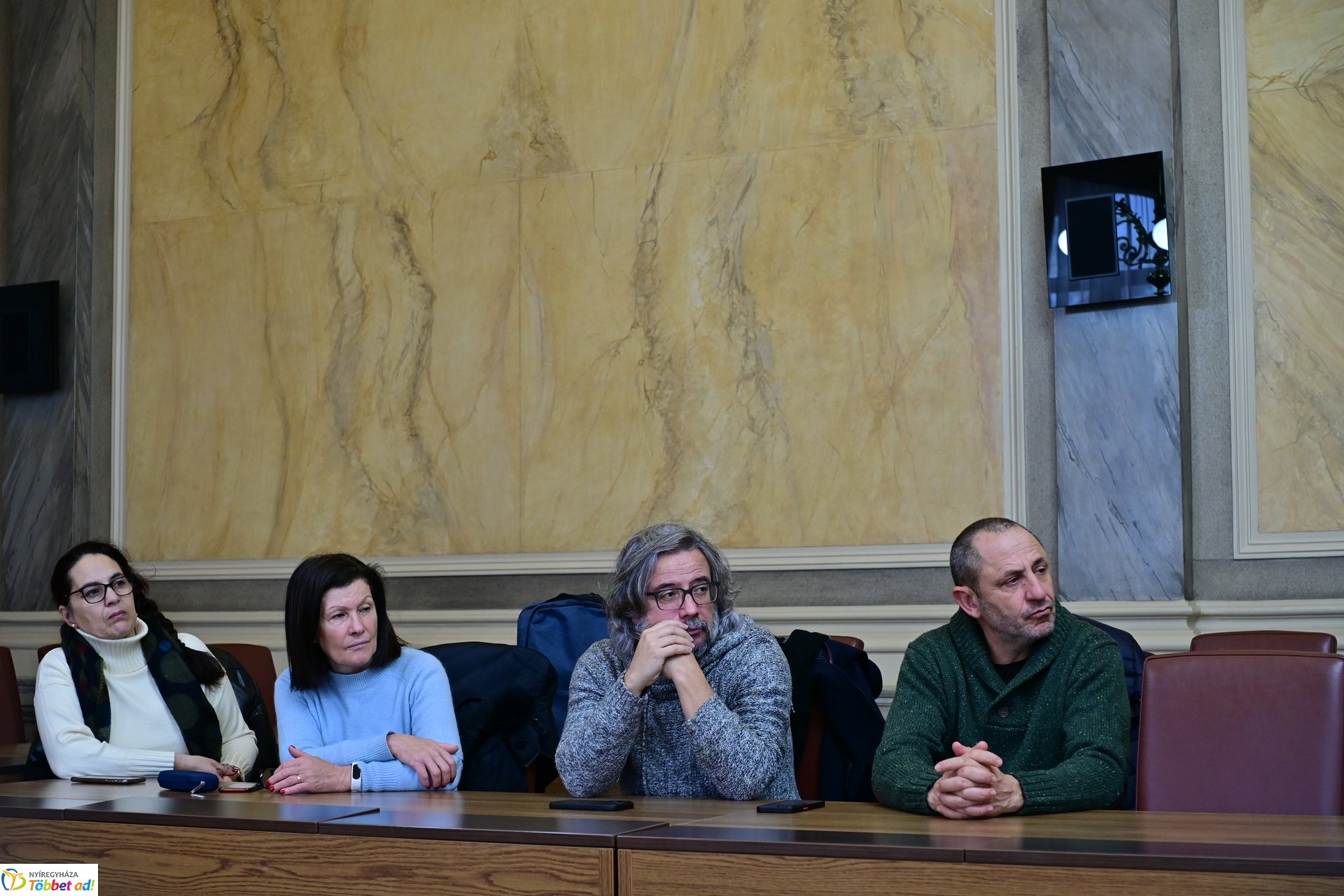 Partnerország tanárai a Városházán - Erasmus+