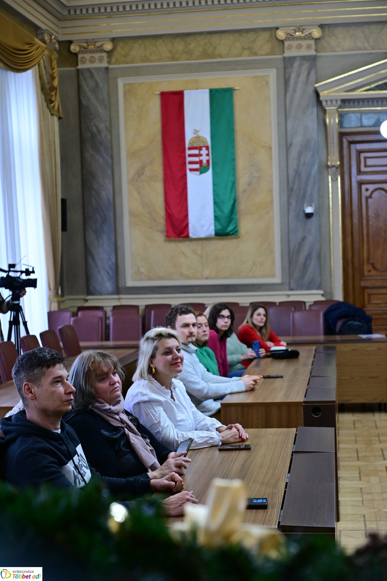 Partnerország tanárai a Városházán - Erasmus+