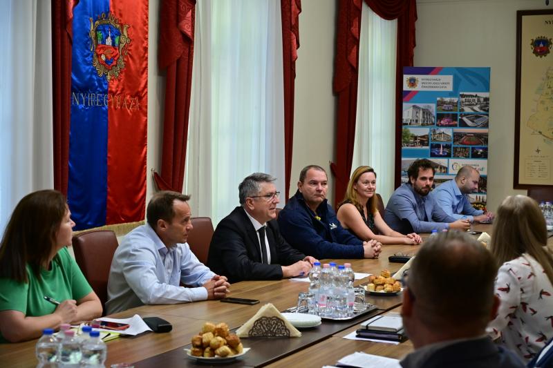 Partnertalálkozó a Városházán 2025 szeptemberében