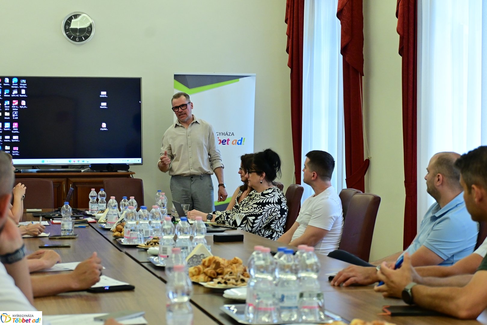 Partnertalálkozó a Városházán június végén