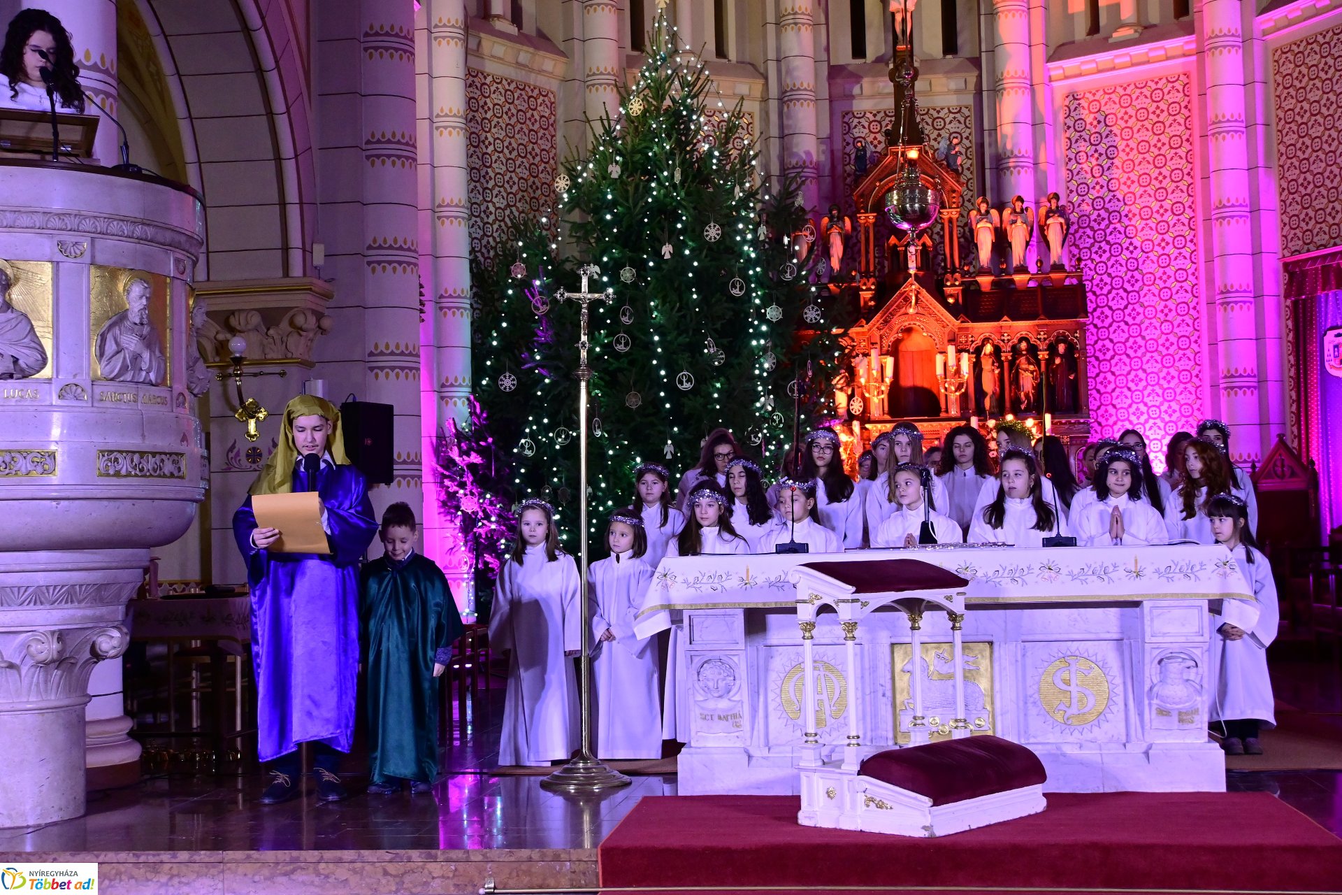 Pásztorjáték a Magyarok Nagyasszonya-társszékesegyházban 2025.