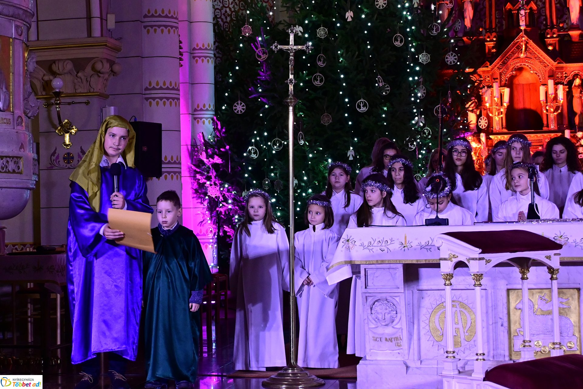 Pásztorjáték a Magyarok Nagyasszonya-társszékesegyházban 2025.