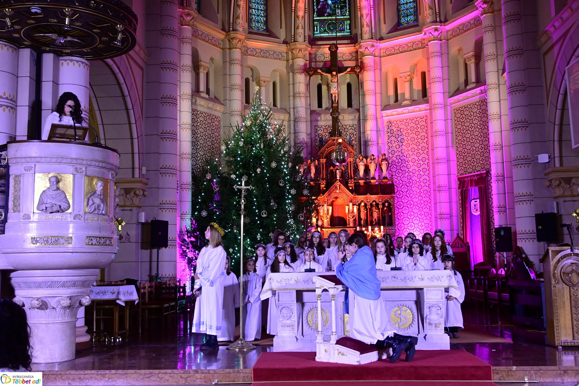 Pásztorjáték a Magyarok Nagyasszonya-társszékesegyházban 2025.