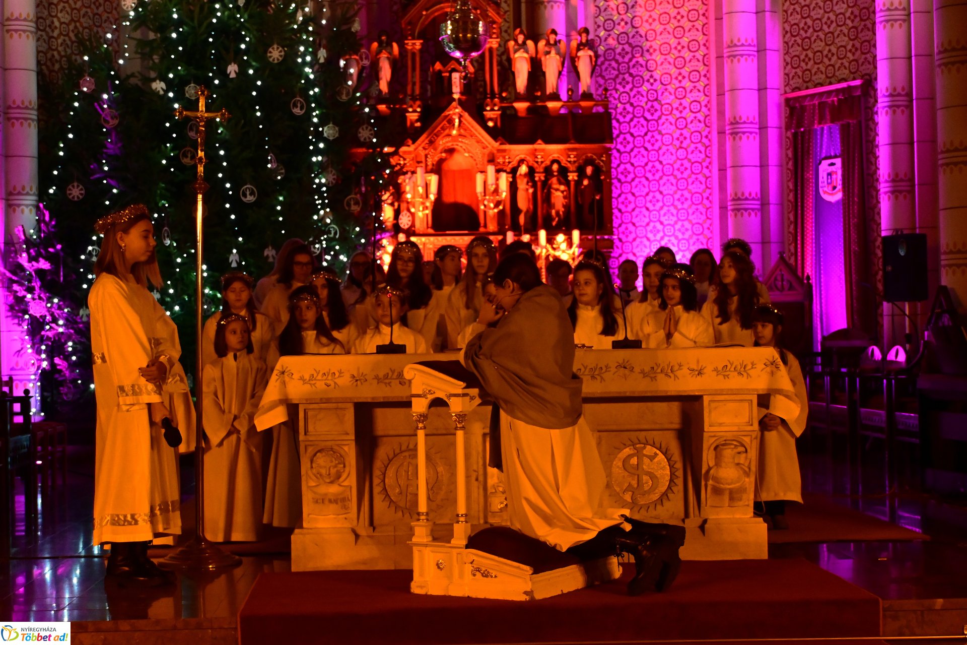 Pásztorjáték a Magyarok Nagyasszonya-társszékesegyházban 2025.