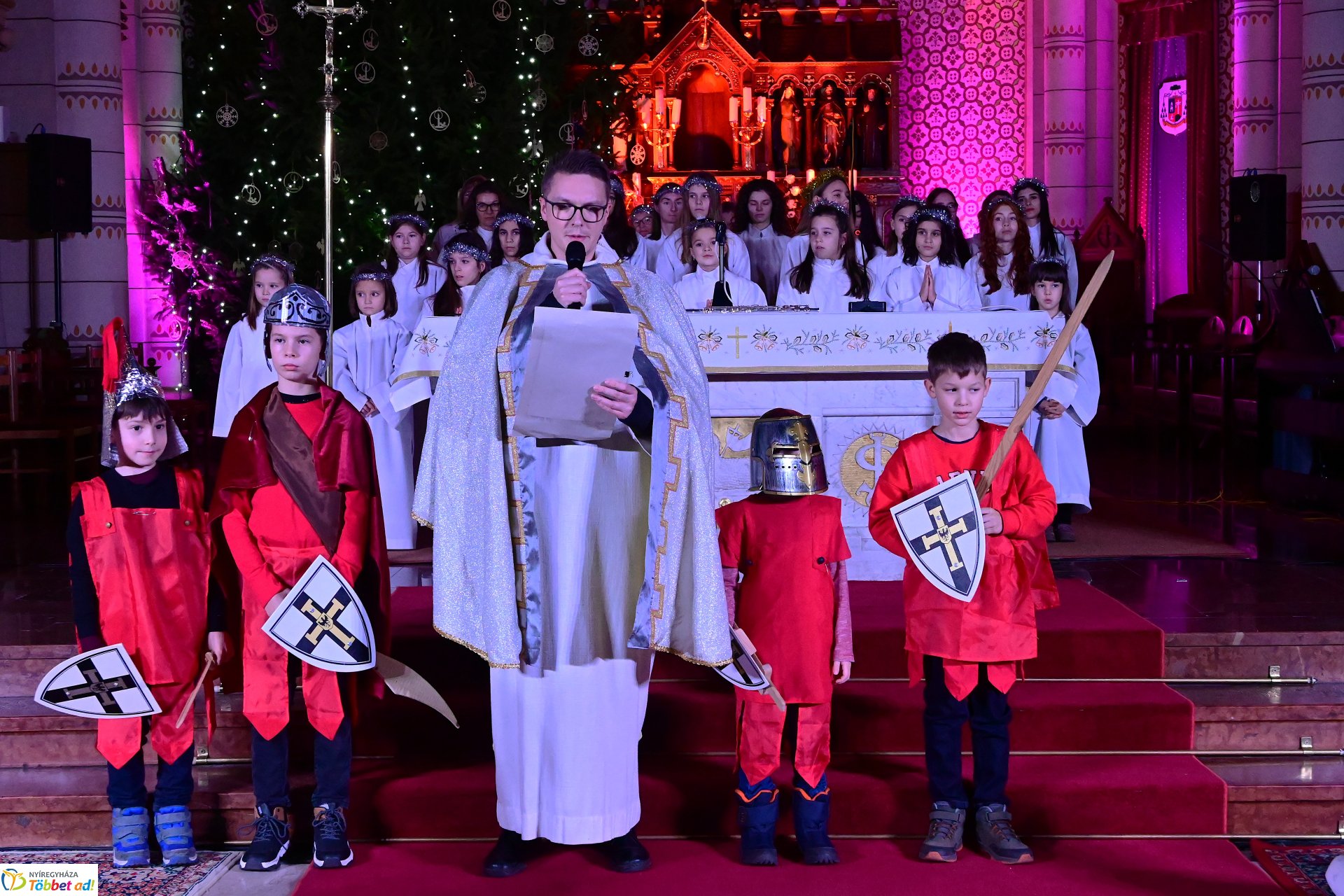 Pásztorjáték a Magyarok Nagyasszonya-társszékesegyházban 2025.