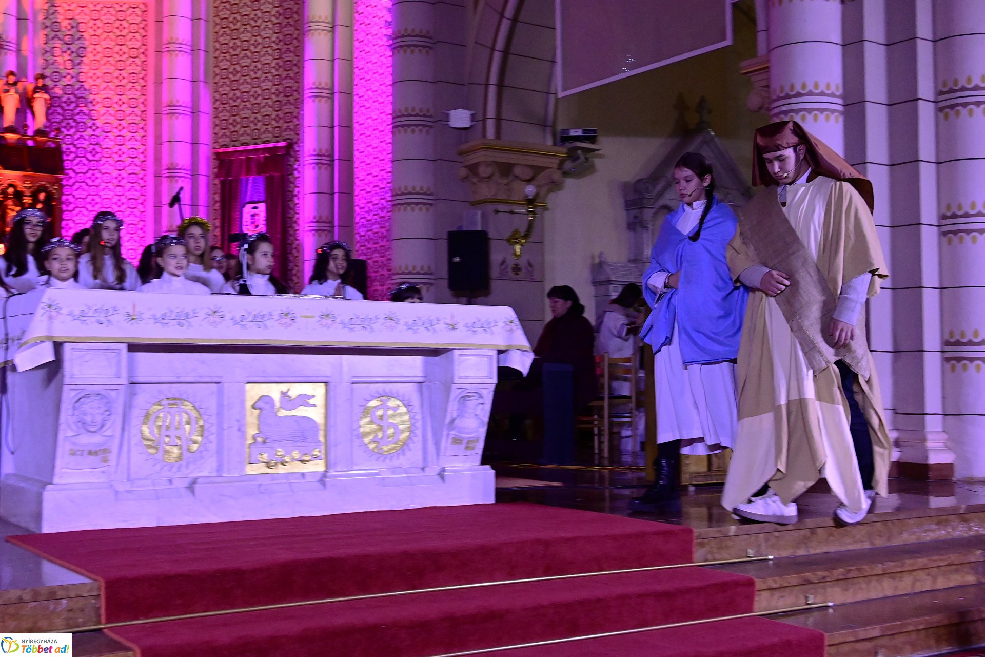 Pásztorjáték a Magyarok Nagyasszonya-társszékesegyházban 2025.