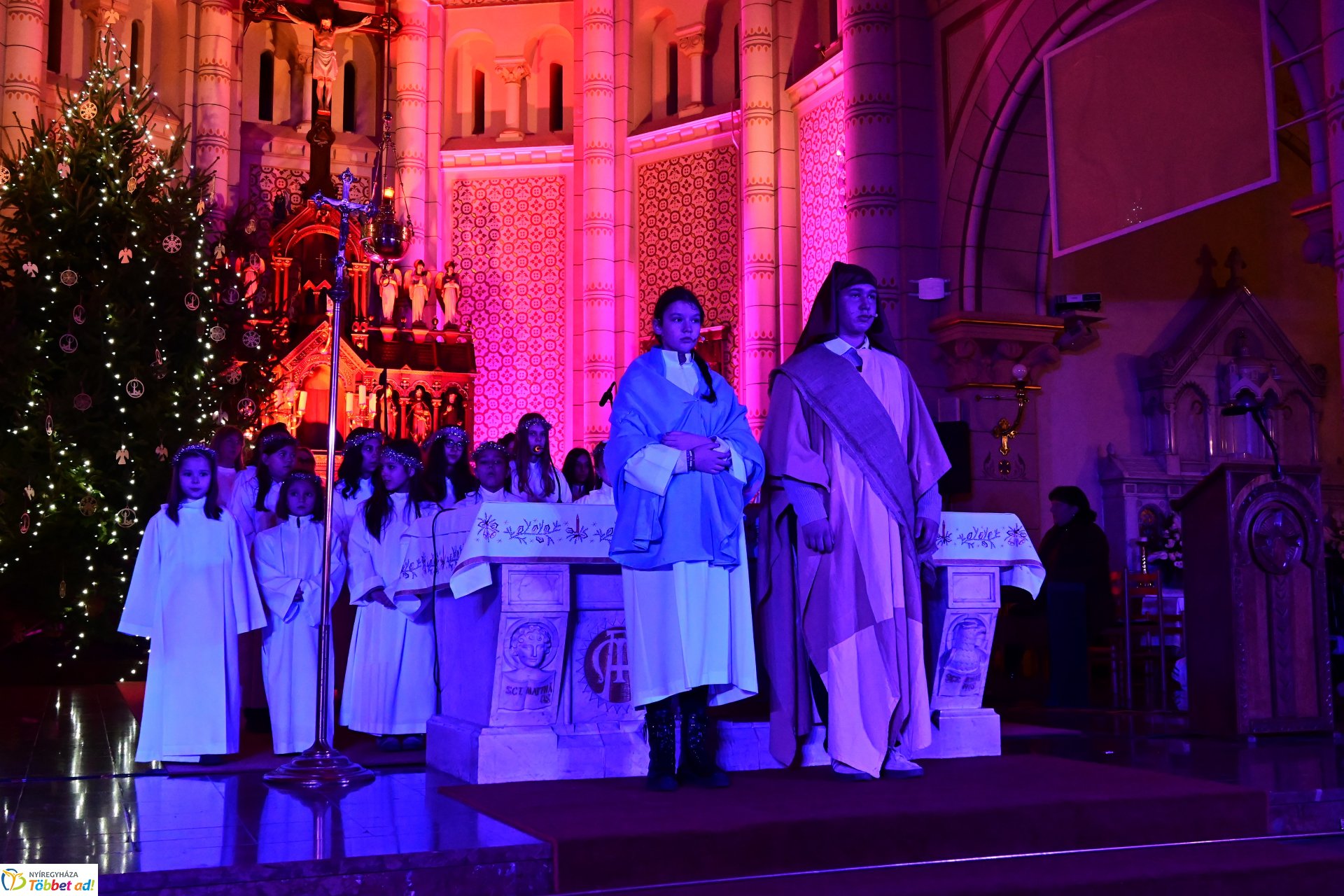 Pásztorjáték a Magyarok Nagyasszonya-társszékesegyházban 2025.