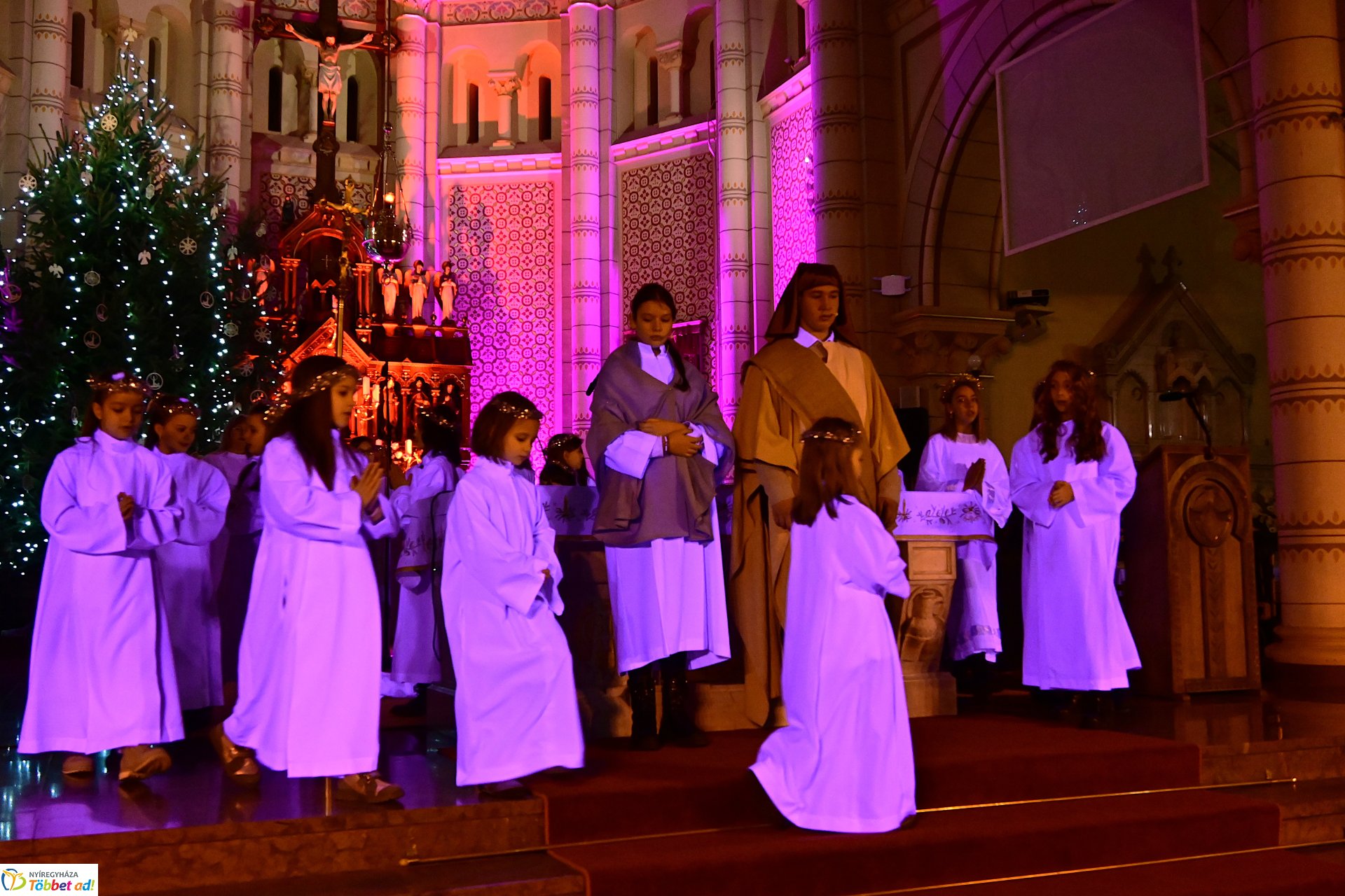 Pásztorjáték a Magyarok Nagyasszonya-társszékesegyházban 2025.