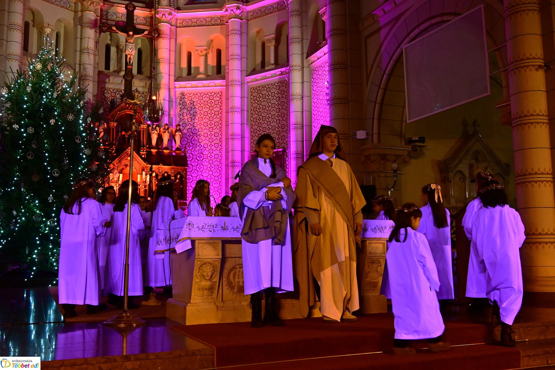 Pásztorjáték a Magyarok Nagyasszonya-társszékesegyházban 2025.