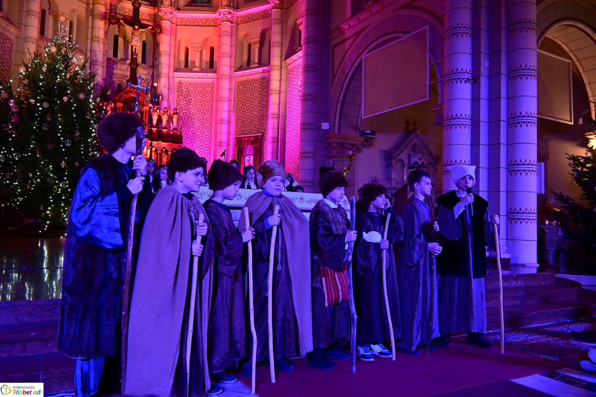 Pásztorjáték a Magyarok Nagyasszonya-társszékesegyházban 2025.