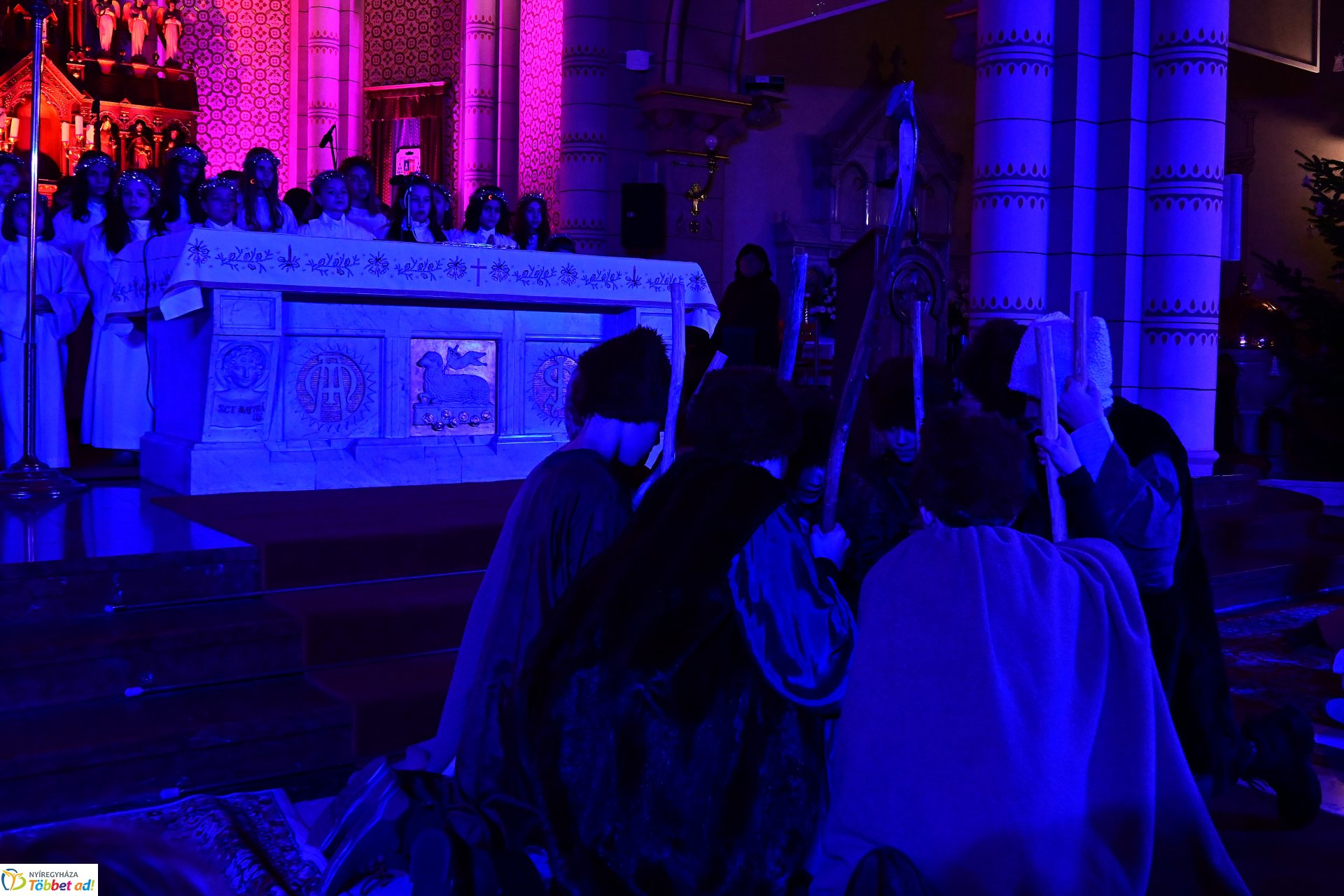 Pásztorjáték a Magyarok Nagyasszonya-társszékesegyházban 2025.