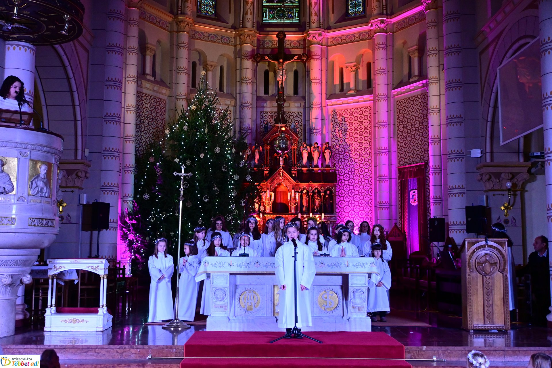 Pásztorjáték a Magyarok Nagyasszonya-társszékesegyházban 2025.