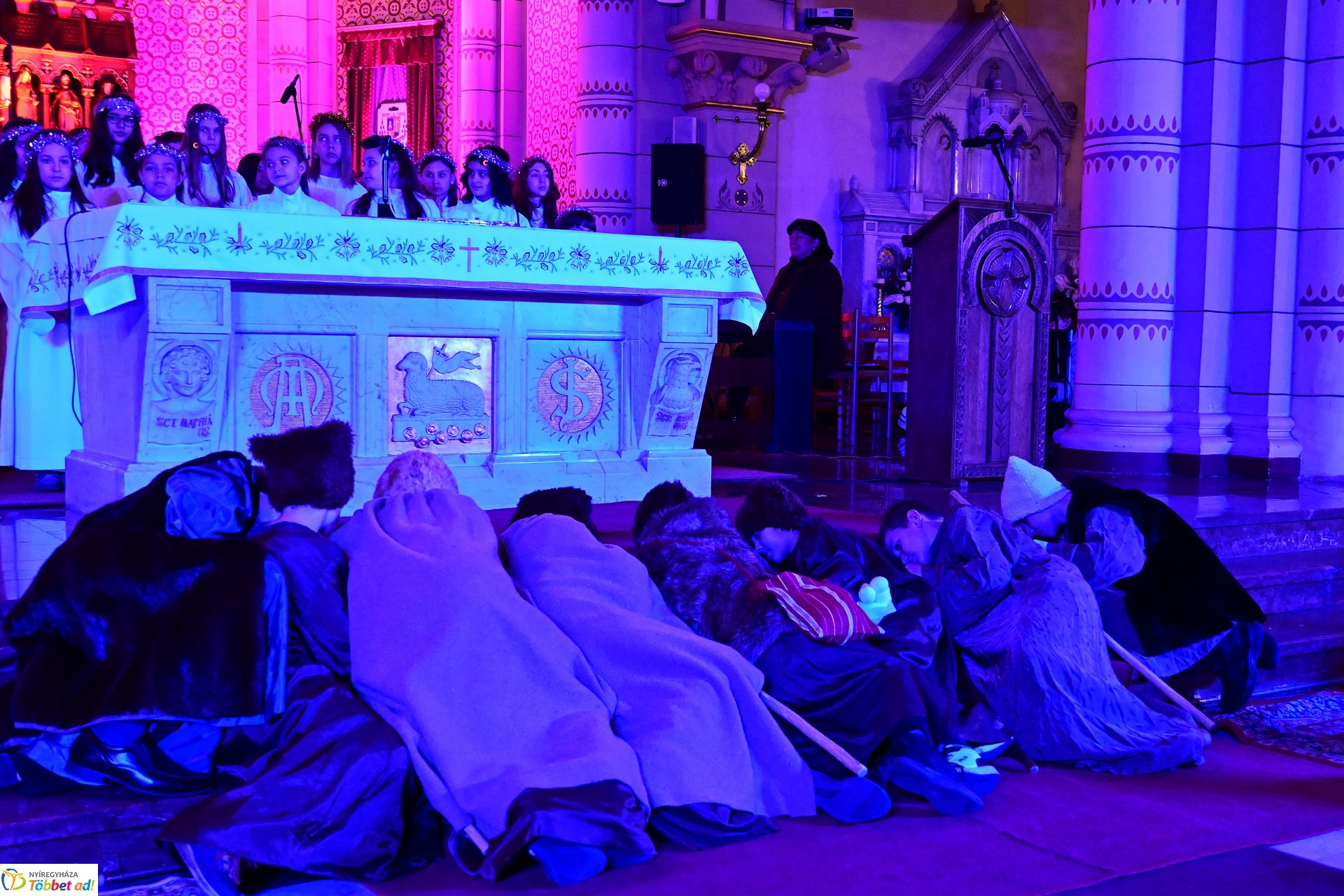 Pásztorjáték a Magyarok Nagyasszonya-társszékesegyházban 2025.