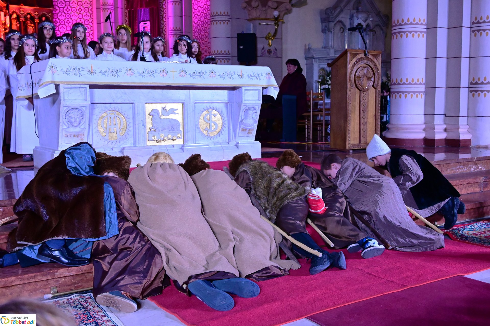 Pásztorjáték a Magyarok Nagyasszonya-társszékesegyházban 2025.